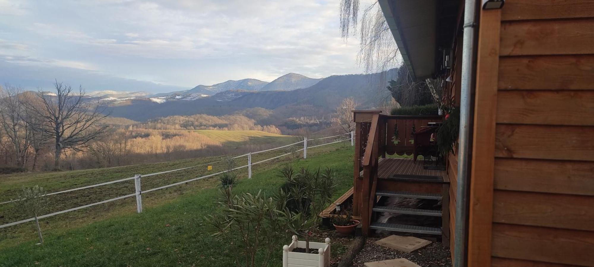 Domaine Le Lanis "Cabane De Pauline" Saint-Girons  Extérieur photo